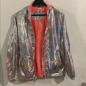 Zara girls Iridescent Jacket 13/14